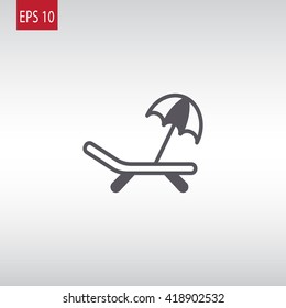 Deckchair icon