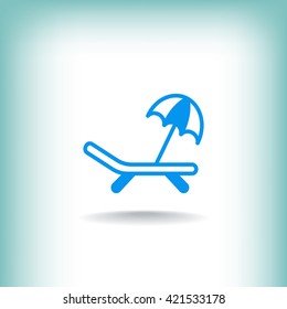 Deckchair icon
