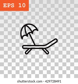 Deckchair icon