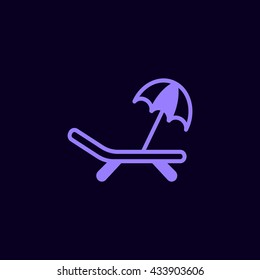 Deckchair icon