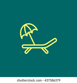 Deckchair icon
