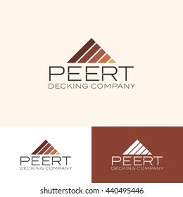 Decking Peert Logo Design Template 