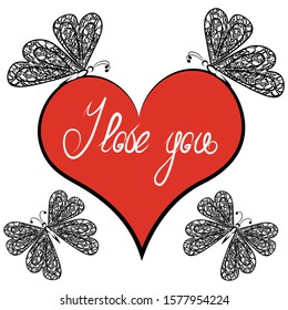 declaration of love on Valentines Day