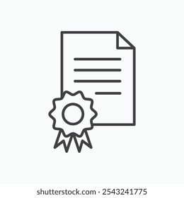 Declarations icon in black outlined and solid.
