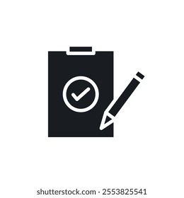 Declarations icon Thin line flat illustration