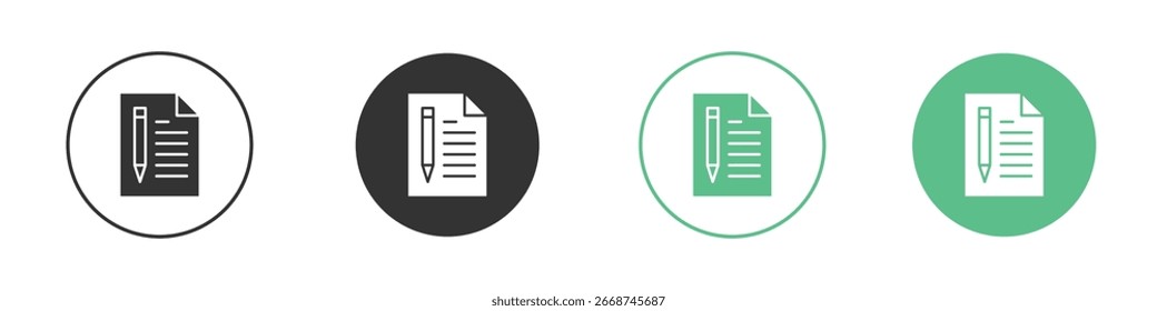 Declarations icon for your website or app. eps10