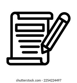 Declare Vector Line Icon Design