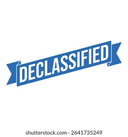 Declassified Letter Rubber Stamp Vector Design Template