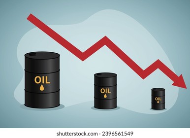 La caída de los precios del petróleo.