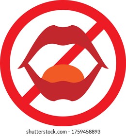 The Decline of Yelling concept vector color icon design, Addiction and bad habits symbols on white background