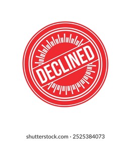 Design de carimbo recusado Vetor 