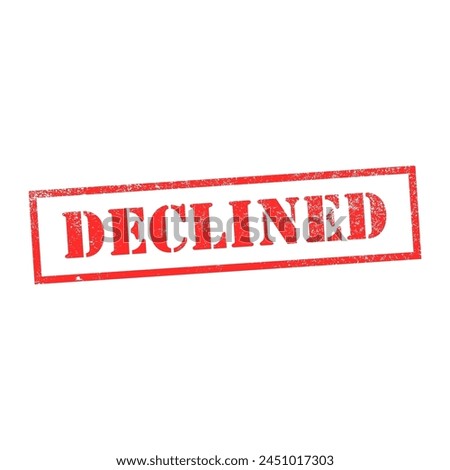declined stamps vector design background
