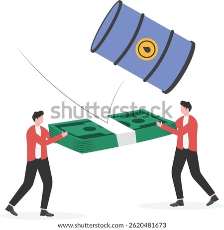 Declining chart of crude oil barrels, natural gas trading business, demand for oil and gas, crude oil prices,

