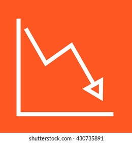 Declining Line Graph