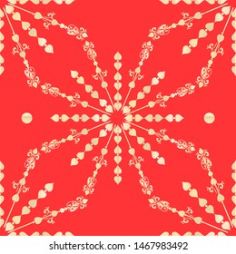 deco butterfly fretwork pattern design