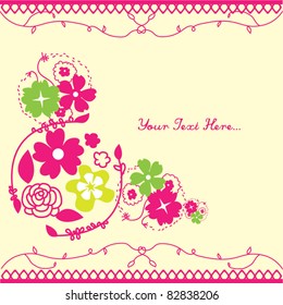 deco floral card