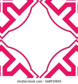 Deco Frame Bold Fuschia