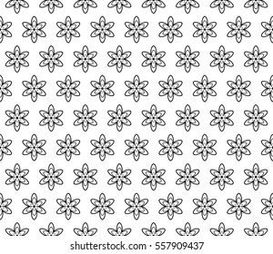 decoative floral ornament. seamless vector illustration. for design, invitation, wallpaper