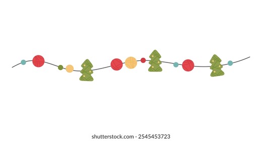 Decor with Christmas tree and balls