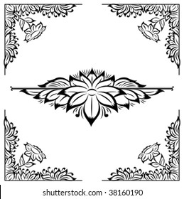 decor floral frame