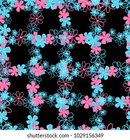 Decor Flowers Pattern Seamless