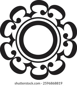 Decor original logo design element for company vector image