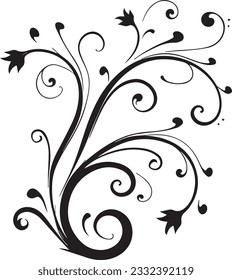 Decor plant vector images and white backgroud