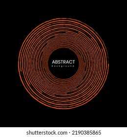 Dekorieren Sie für Werbung, Plakat, Vorlage, Abdeckung, Kopienraum von Text. Vektorgrafik eps10. Abstrakter blauer Linienschwirl Muster-Kunstwerk-Design auf technischem Hintergrund. 