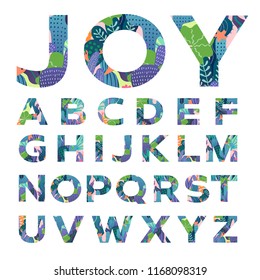 decorate cactus block font