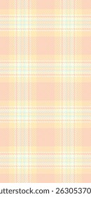 Decorate check vector seamless, stripe textile plaid pattern. Exotic tartan texture background fabric in light and moccasin colors palette.