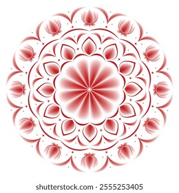 Decorate colorful flower mandala vector design