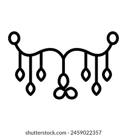 Decorate Vector Line Icon Design