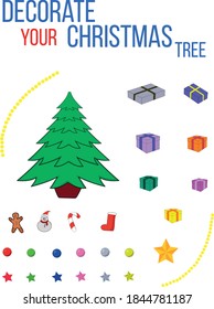 Decorate Your Christmas Tree various itens