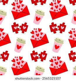 Decorate your space with colorful heart-themed patterns for special occasions