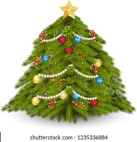Decorated christmas tree