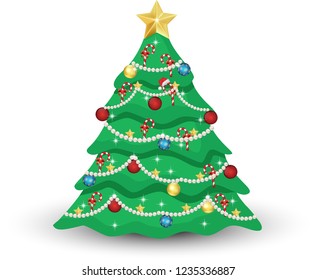 Decorated christmas tree