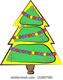 decorated Christmas tree