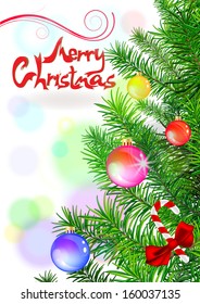 Decorated Christmas tree
