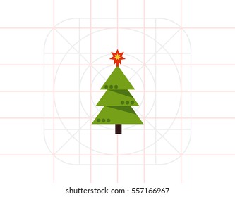 Decorated Christmas tree