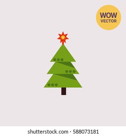Decorated Christmas tree