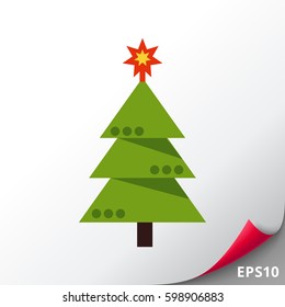 Decorated Christmas tree