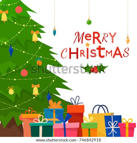 decorated christmas tree with gift boxes star lights decoration balls and lamps - Decorative Christmas Boxes With Lights decorated christmas tree with gift boxes star lights decoration balls and lamps - Decorative Christmas Boxes With Lights