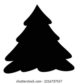 Decorated christmas trees Vector Illustration for christmas element