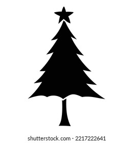 Dekorierte Weihnachtsbäume Vektorgrafik für Weihnachten