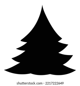 Decorated christmas trees Vector Illustration for christmas element