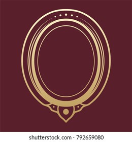 decorated circular ornament