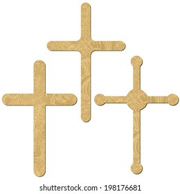Decorated Cross shapes