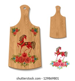 Decorated cutting board