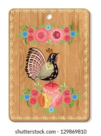 Decorated cutting board