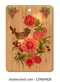 Decorated cutting board